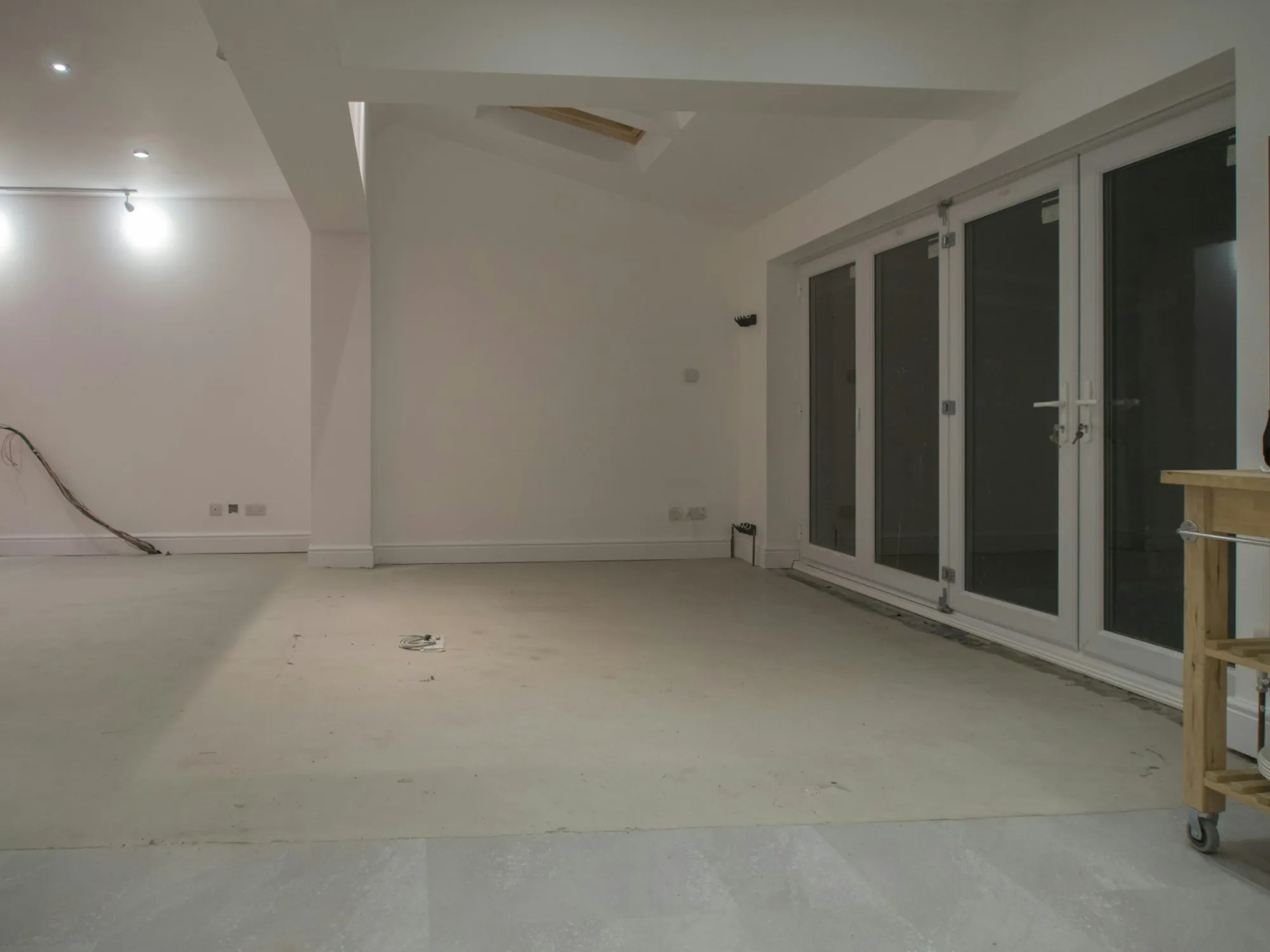 Basement converted into usable living space