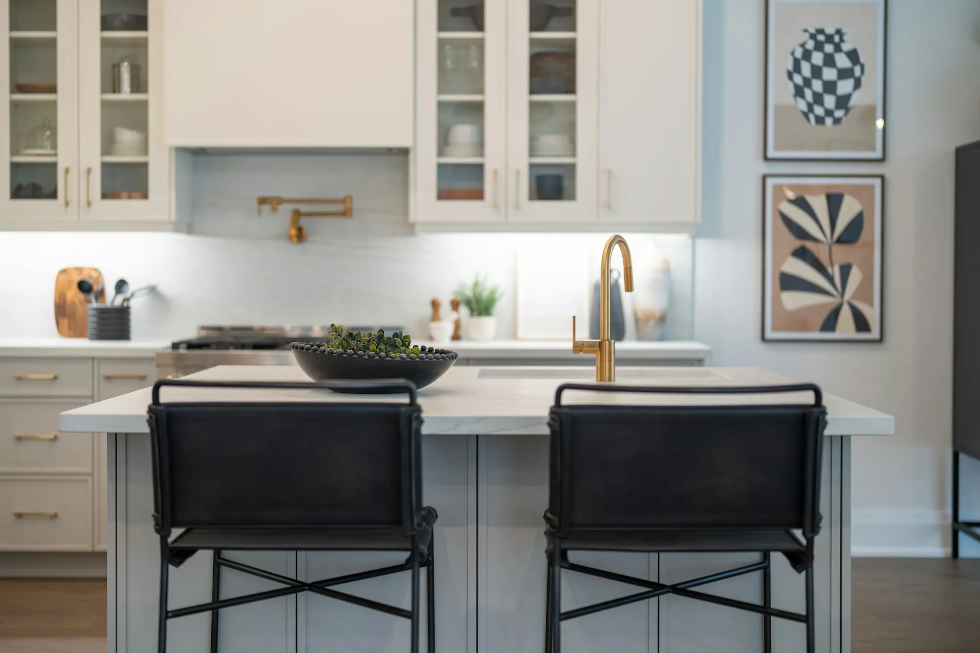Finished kitchen remodel in a family home