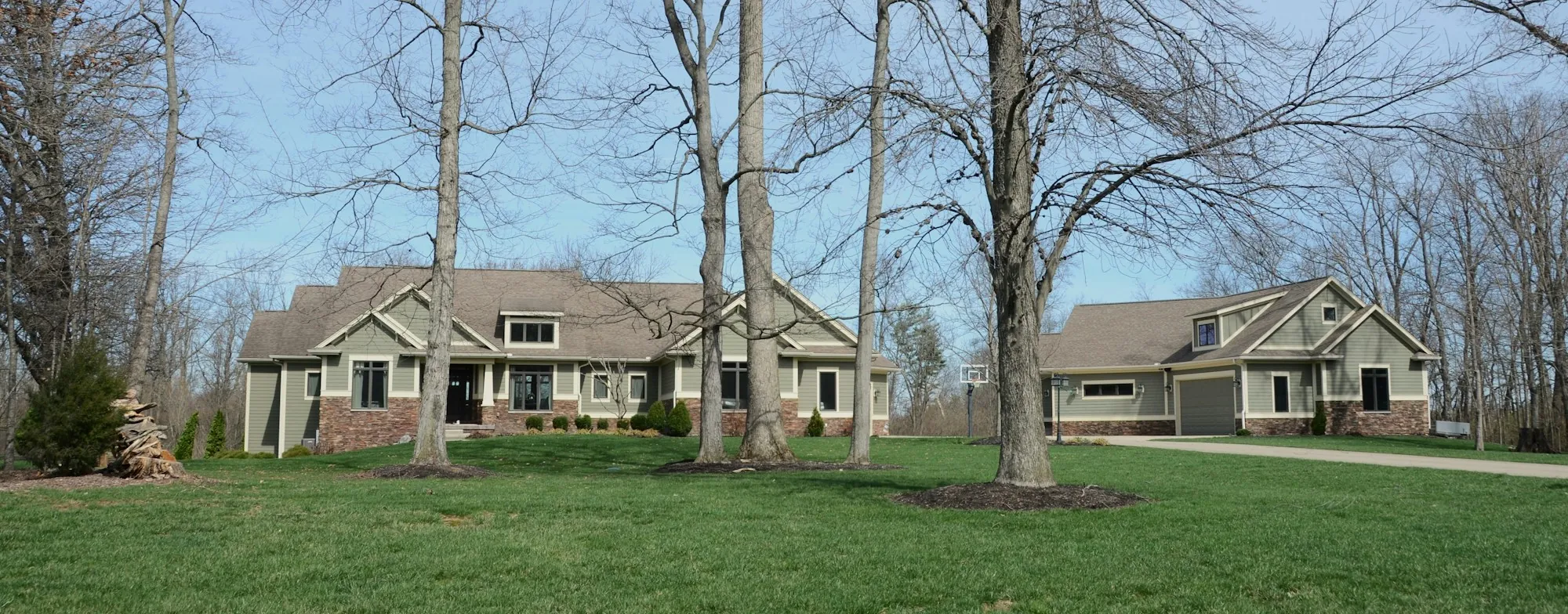 Exterior of a suburban family home