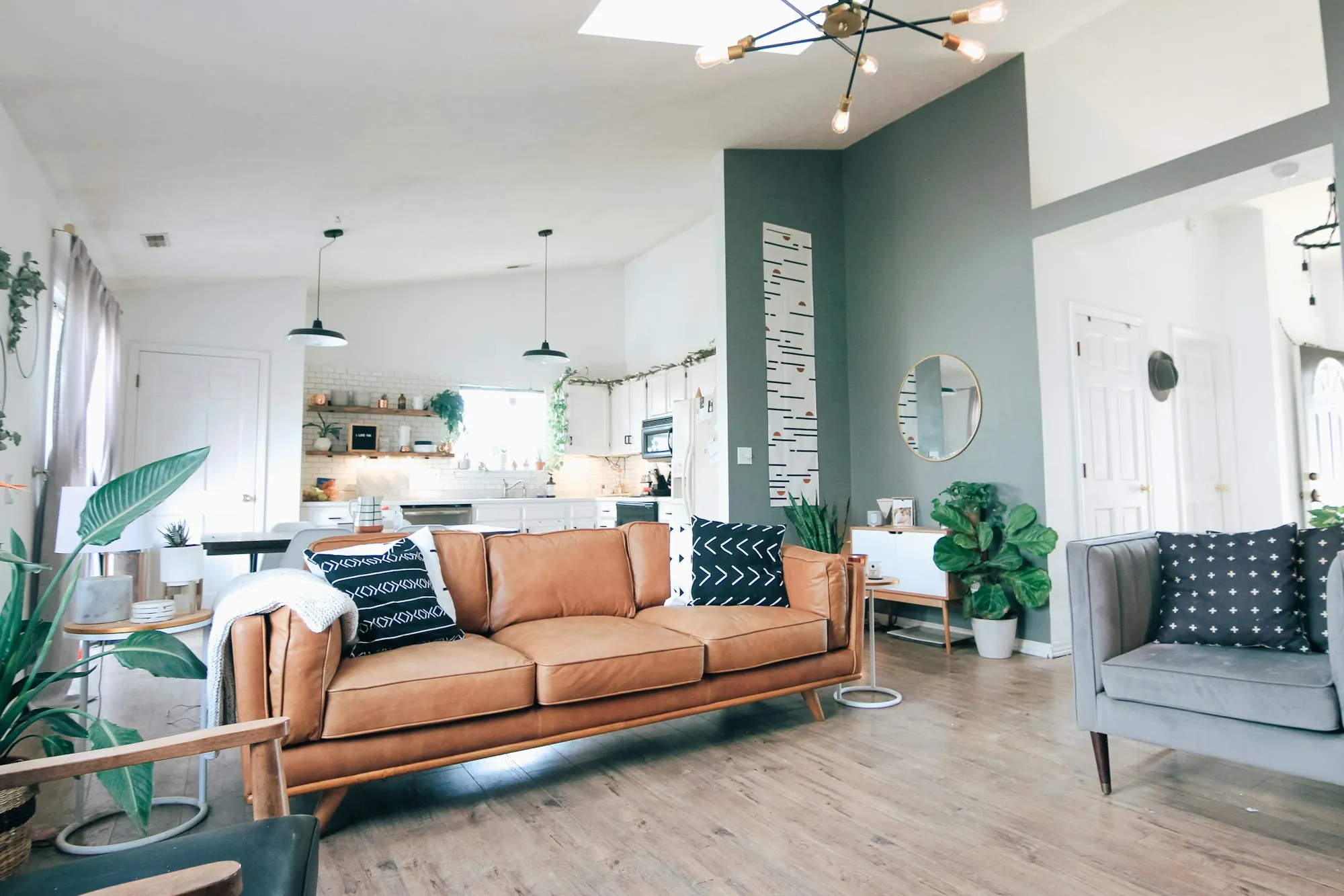 Comfortable renovated room with fresh finishes